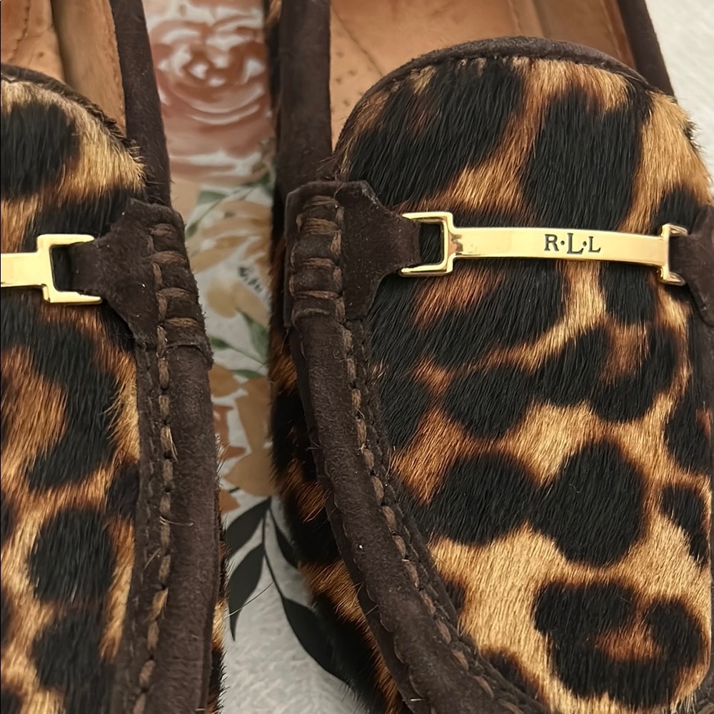 Leopard Print Women's Loafers - Picture 7 of 7